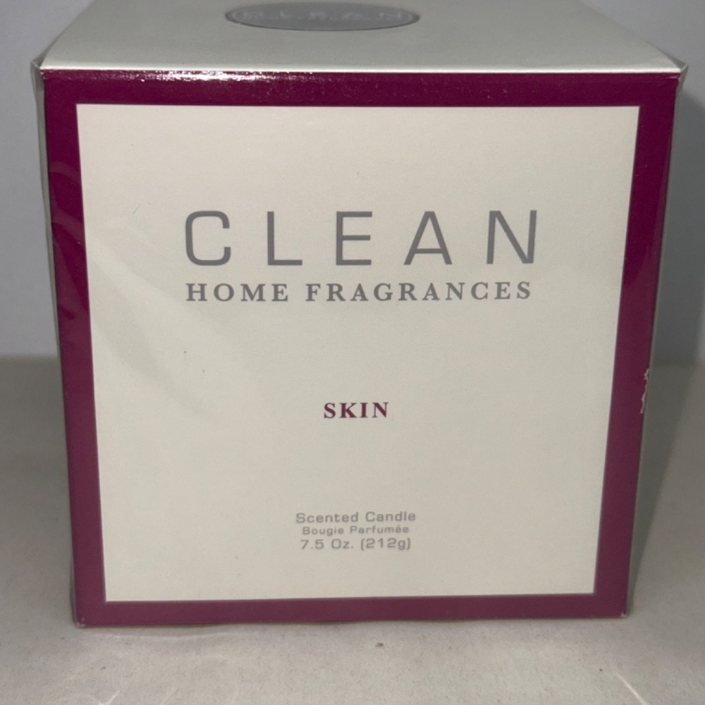 CLEAN Home Fragrances Limited Edition SKIN Scented Candle 7.5 oz SEALED